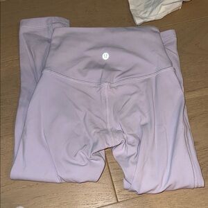 Lululemon Align High Rise Cropped 23” Lavender Leggings Size 2